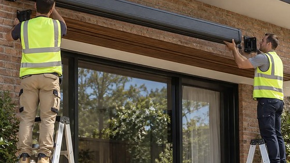 How to Install a Retractable Awning into Solid Brick
