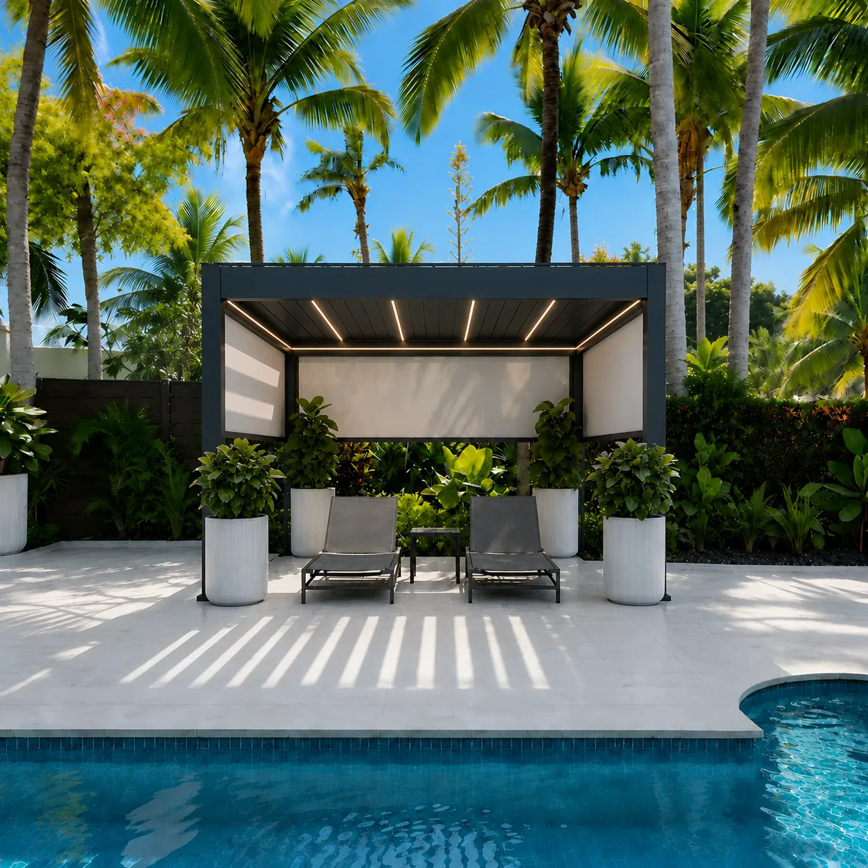 Pergola 175 - 3×3 m footprint